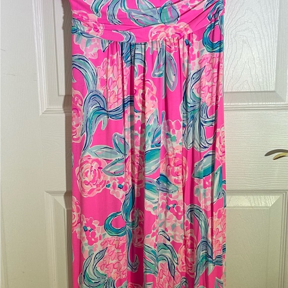 Lilly Pulitzer Jessi Midi Dress Pinking Positive - Picture 2 of 7